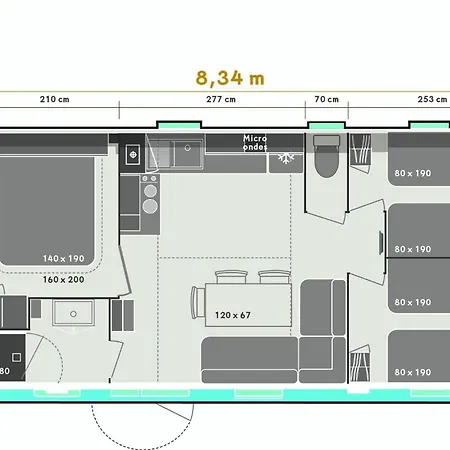 Kemp Kokua Presente Mobil Residentiel Toutes Options 4 Etoiles