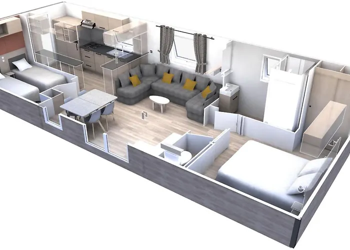 Kokua Presente Mobil Residentiel Toutes Options 4 Etoiles * Canet-en-Roussillon